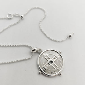 Authentic Studded Krone Coin Necklace